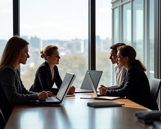 HR professionals collaborating in a modern Dublin office